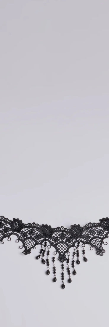 Tempting Lace Crochet Choker