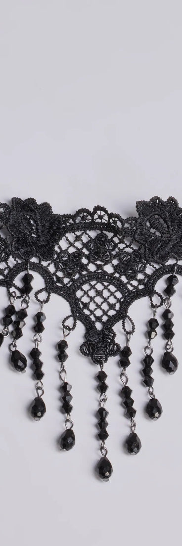 Tempting Lace Crochet Choker