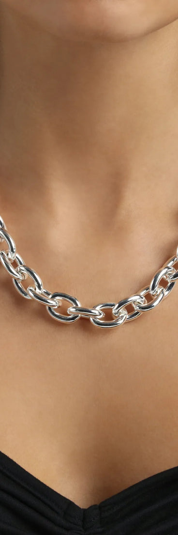 Make It Chic Chunky Chain Necklace