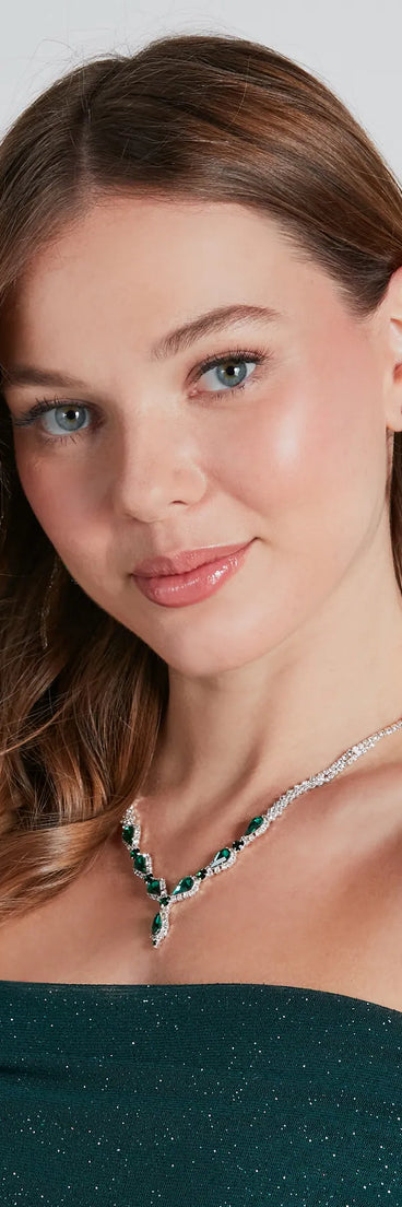 Radiate Beauty Necklace And Earrings Set