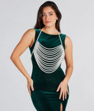 String Me Up In Pearls Halter Necklace