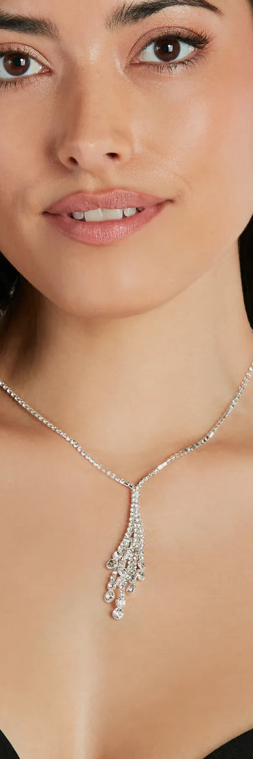 Pop Of Elegance Necklace And Earrings Set