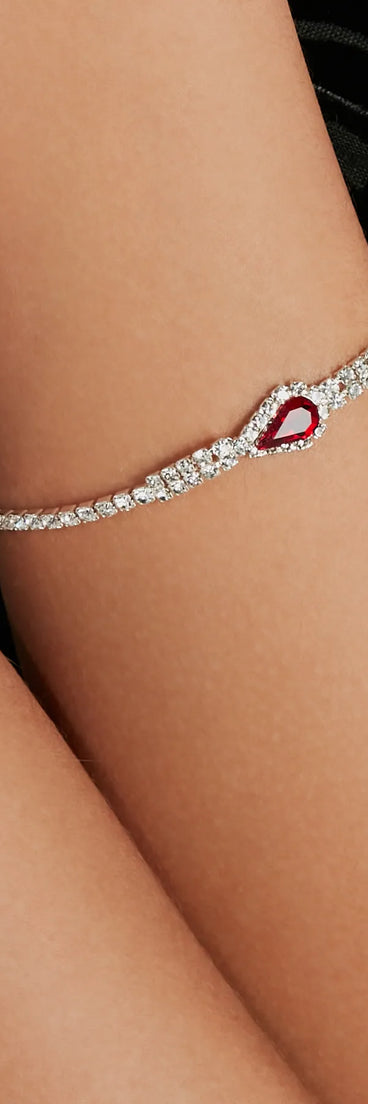 Forever Elegant Rhinestone And Gemstone Jewelry Set