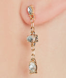 Effortless Glitz Rhinestone Necklace And Earrings Set