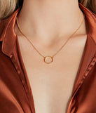 Going In Circles Dainty Necklace