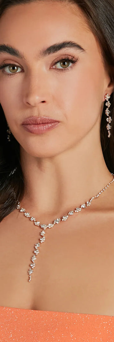 Found Something Glam Necklace And Earrings Set