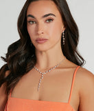 Found Something Glam Necklace And Earrings Set