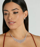 
Upgrade your style game for 2025 with the Forever Sparkle Rhinestone Necklace And Earrings Set, perfect for any fashion-forward wardrobe.