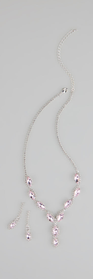 Get inspired with the Stunning Glitz Gemstone Necklace And Earrings Set, a feed-worthy piece that’s part of Windsor's updated and curated women’s clothing edit packed with must-have fall outfit ideas.