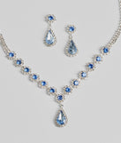 Get inspired with the Luxe Beauty Rhinestone Necklace And Earrings Set, a feed-worthy blue piece that’s part of Windsor's updated and curated women’s clothing edit packed with must-have fall outfit ideas.