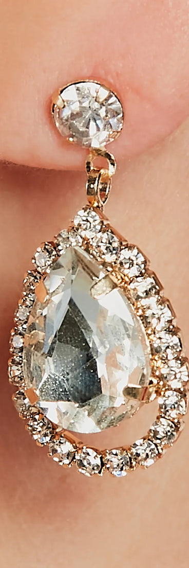 Striking Glamour Rhinestone Jewelry Set