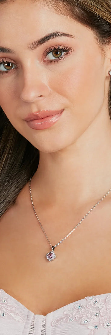 
Upgrade your style game for 2025 with the Dazzling Dainty Cubic Zirconia Necklace And Earrings Set in pink, perfect for any fashion-forward wardrobe.