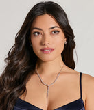 Homecoming jewelry and accessories like the Stylish Accent Rhinestone Lariat Necklace provide the finishing touch to help you dazzle at HOCO 2024!