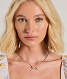 Just As Sweet Dainty Bow Choker Necklace