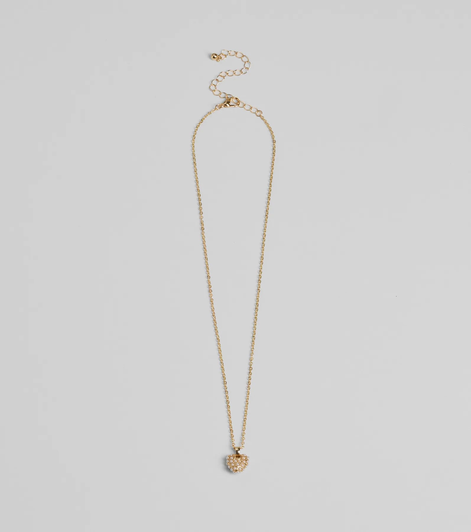 [WONDER VISITOR] Burning heart Necklace /追跡付 Fall In Love Heart Pendant Layered Necklace | Windsor