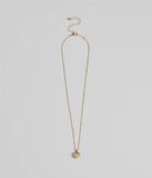 Meet Your Match Faux Pearl Heart Necklace