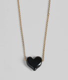 Yours Truly Heart Pendant Necklace