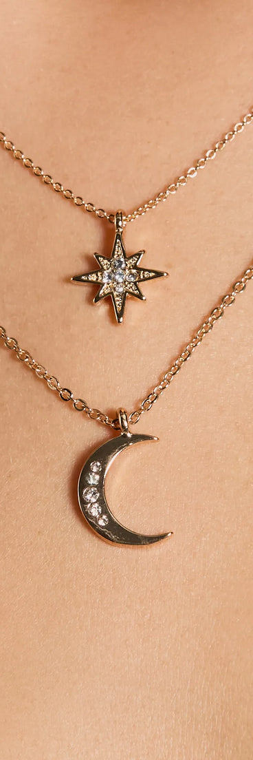 Chic Alignment Celestial Layered Necklace