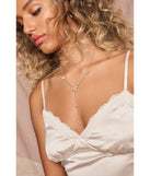 Whimsy Glamour Rhinestone Butterfly Necklace