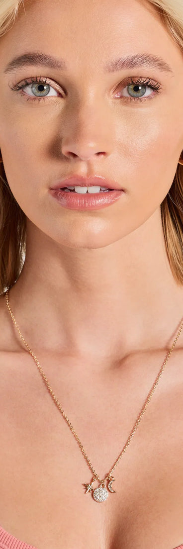 Chic Vibes Celestial Charm Necklace