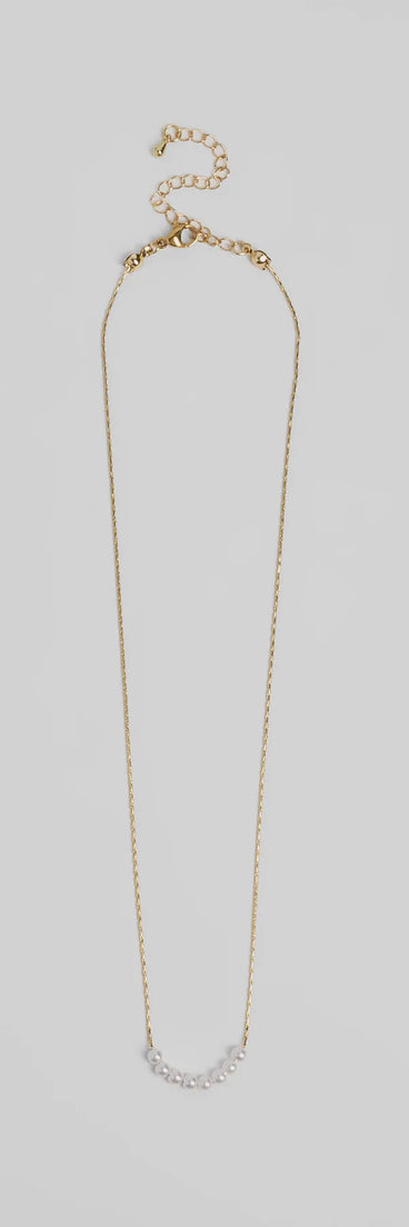 Lady Of Pearl Dainty Necklace
