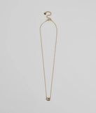 Luxe Moment Dainty Pendant Necklace