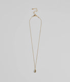 Chic Approved Teardrop Charm Necklace