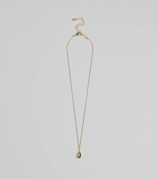 Chic Approved Teardrop Charm Necklace