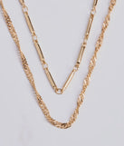 
Upgrade your style game for 2025 with the Casual Glam Layered Chain Necklace in gold, perfect for any fashion-forward wardrobe.
