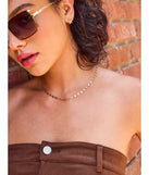 Pretty Chic Floral Chain Necklace