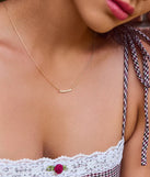 The Perfectly Pretty Cubic Zirconia Necklace helps create a chic silver women's cocktail outfit with a trendy texture and stylish design, ideal for wedding guest cocktail outfits or dinner parties.