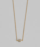 In The Stars Rhinestone Charm Necklace