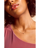 In The Stars Rhinestone Charm Necklace