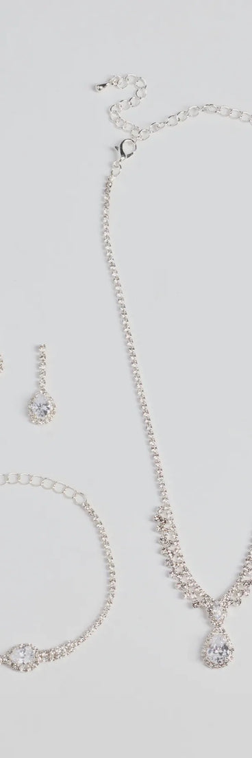 Decadent Radiance Rhinestone Jewelry Set