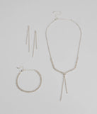 Homecoming jewelry and accessories like the Sweet Glamour Rhinestone Jewelry Set provide the finishing touch to help you dazzle at HOCO 2024!
