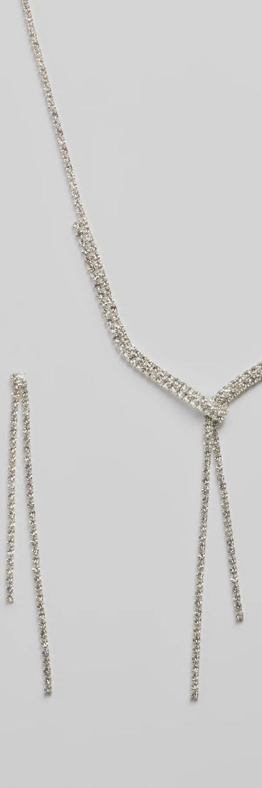 Homecoming jewelry and accessories like the Sweet Glamour Rhinestone Jewelry Set provide the finishing touch to help you dazzle at HOCO 2024!