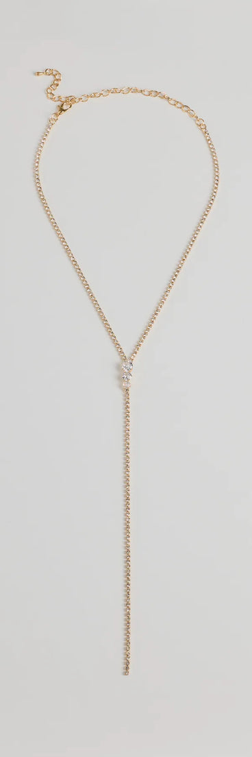The Upscale Moments Cubic Zirconia Accent Choker Necklace in clear is a women's workwear essential with an elevated fabric and chic silhouette, ideal for layering and versatile enough to take your look from office chic to going-out ready!