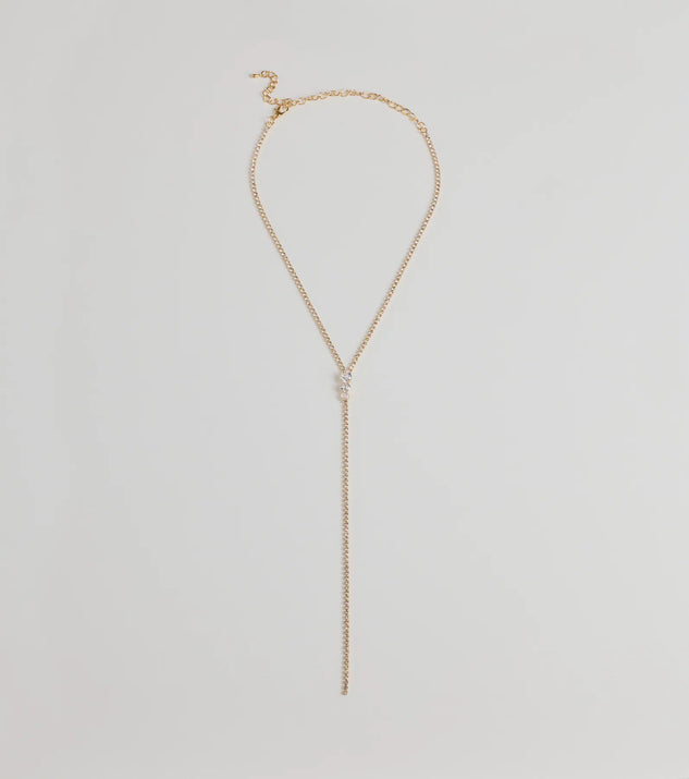 The Upscale Moments Cubic Zirconia Accent Choker Necklace in clear is a women's workwear essential with an elevated fabric and chic silhouette, ideal for layering and versatile enough to take your look from office chic to going-out ready!