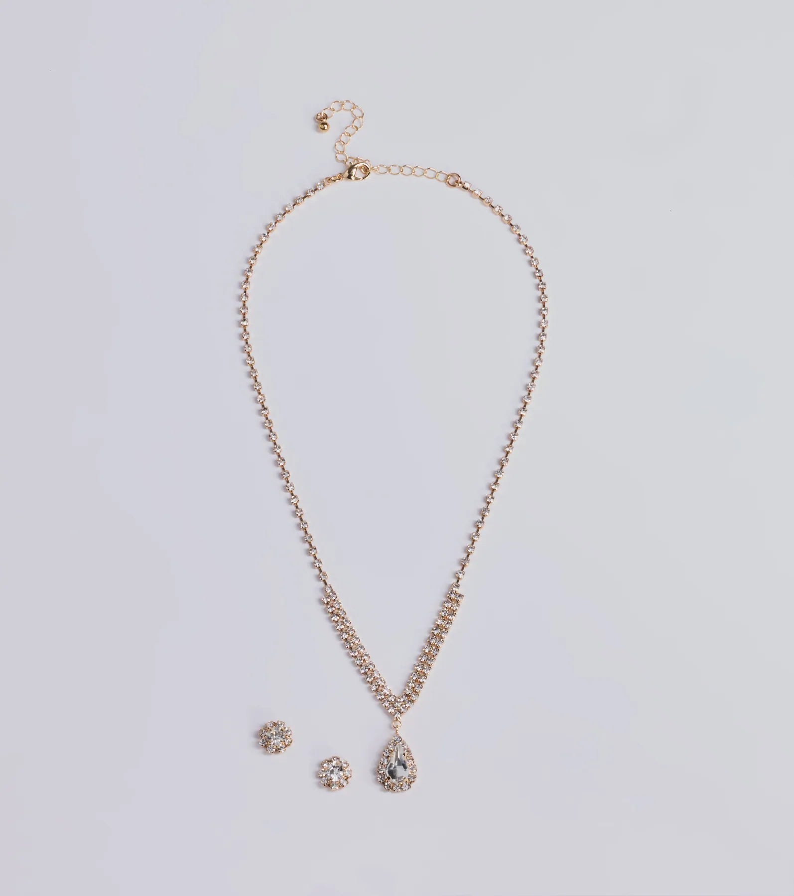 My Moment Rhinestone Necklace And Earrings Set | Windsor