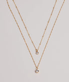 Timelessly Stylish Rhinestone Layered Necklace