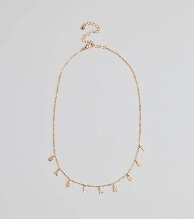 
Upgrade your style game for 2025 with the Baby Angel Chain Necklace in gold, perfect for any fashion-forward wardrobe.