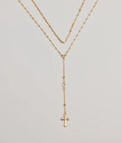 Major Blessings Layered Cross Necklace