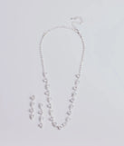 Timeless Luxe Cubic Zirconia Rhinestone Necklace Set
