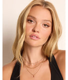 
Upgrade your style game for 2025 with the Glitzy Glimmer Layered Charm Necklace Set in gold, perfect for any fashion-forward wardrobe.