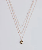 All My Heart Faux Pearl Lariat Pendant Necklace Set