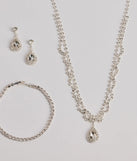 Exquisite Glam Rhinestone Jewelry Set
