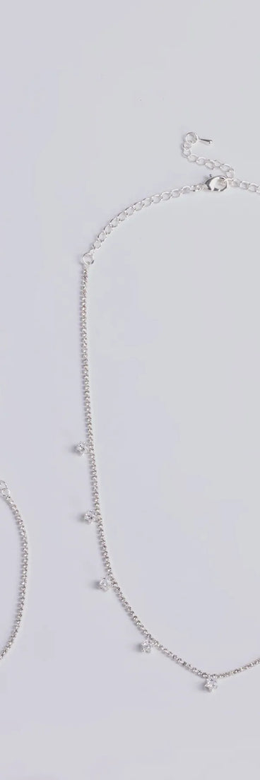 Luxe Icon Cubic Zirconia Rhinestone Jewelry Set
