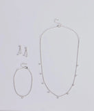 Luxe Icon Cubic Zirconia Rhinestone Jewelry Set