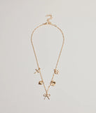 Adorably Glam Multi Charm Necklace