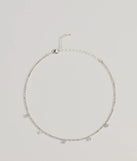 Get ready for any event with the Delicate Shine Clear Stone And Rhinestone Choker in silver, an essential start to creating a versatile holiday outfit for women for holiday parties, cocktail hours, or NYE events.